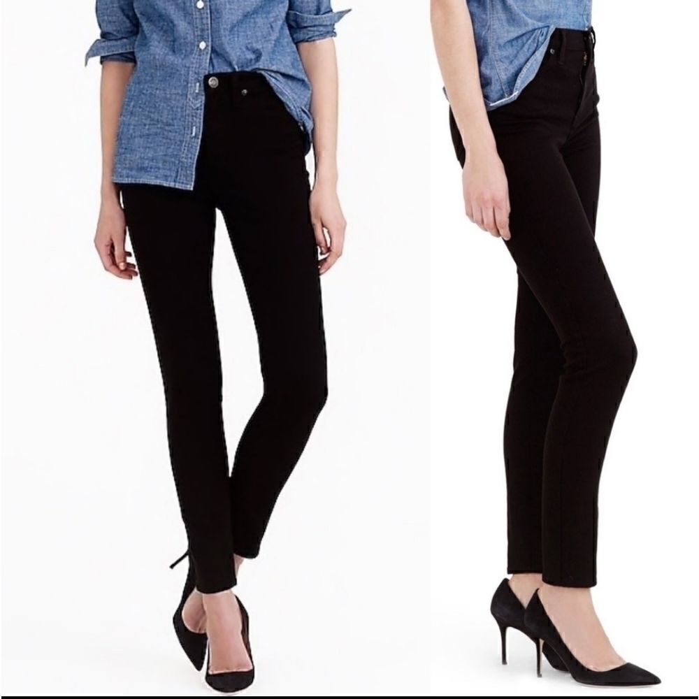 J Crew high rise skinny cord black size 26
